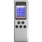 ポータブル核放射線検出器家庭用実験室デジタル LCD ディスプレイ多機能放射性ガイガーカウンター Silver & White