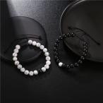 ピースセット距離カップルブレスレッ...