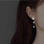 ロマンチックな桜花電話イヤリング甘...