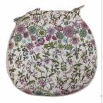 シートクッション 車 かわいい ひも付き 綿 花柄  カバー取り外し可能 両面使える