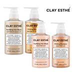 【2種類から選べる】クレイエステ プライミングシャンプー 400ml ＆ フォーティファイングマスク 400ml セット CLAY ESTHE 頭皮ケア 艶髪