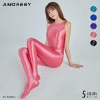 AMORESY アモレシー Themis ノースリーブ 全身タイツ コスチューム ボディースーツ レーシングバック 光沢 ゼンタイ レオタード RQ 男女兼用