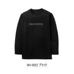 （26年3月新商品） シマノ ドライロゴTシャツ ロングスリーブ SH-022Z ブラック XSサイズ （爆買）