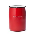 DEAN & DELUCA ディーン&デルーカ ホーローキッチンツールホルダー フラワーベース レッド (ホリデー限定品)