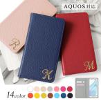 AQUOS sense6 SHG05 ケース 手帳型 おしゃれ ブランド スマホケース 全機種対応 android アクオスセンス6 カバー シンプル カード収納 ソフトバンク イニシャル