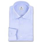 ワイシャツ Yシャツ メンズ 長袖 CHOYA Classic Style ブルーサテン ワイドカラーシャツ