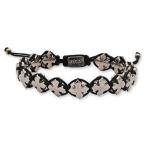 Yahoo! Yahoo!ショッピング(ヤフー ショッピング)【KING BABY　キングベイビー　Bracelet　ブレスレット】ブラックマクラメブレスレットw/MBクロス【送料無料】