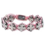 Yahoo! Yahoo!ショッピング(ヤフー ショッピング)【KING BABY　キングベイビー　Bracelet　ブレスレット】ピンクマクラメブレスレットw/MBクロス【送料無料】