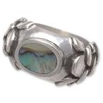 【STANLEY GUESS　スタンリーゲス　Ring　リング】ドラゴンw/シェルインレイドボタンリング【送料無料】