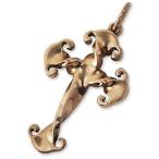 【STANLEY GUESS　スタンリーゲス　Pendant　ペンダント　ネックレス】ツイステッドクロスペンダント/18Kゴールド【送料無料】