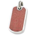 STANLEY GUESS(スタンリーゲス)：Mini Wood Inlaid Dog Tag(ミニウッドインレイドドッグタグ)