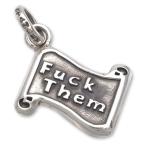 STANLEY GUESS(スタンリーゲス)：Fuck Them Logo Pendant(ファックゼムロゴペンダント)