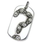 STANLEY GUESS(スタンリーゲス)：Question Mark Multi Skull Dog Tag/Large(クエスチョンマークマルチスカルドッグタグ/ラージ)