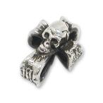 STANLEY GUESS(スタンリーゲス)：Tiny Skull Cross Pendant(タイニースカルクロスペンダント)