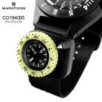 ショッピングアメリカ アメリカ軍 ミリタリー品 MARATHON Clip-On Wrist Compass with Glowin The Dark Bezel CO194005 マラソン クリップコンパス