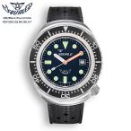 時計 腕時計 ダイバーズ イタリア SQUALE スクワーレ 2002 Black Round Dots 自動巻 1000M防水