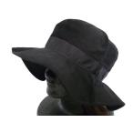 スエード調ソフトハット　黒　帽子