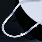 ネックレス スネーク チェーン フラット シルバー メンズ アクセサリー スネークチェーン 蛇 アクセサリー レディース ユニセックス