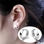 Yahoo! Yahoo!ショッピング(ヤフー ショッピング)ピアス フープピアス メンズ レディース アクセサリー シルバー 925 銀 ジュエリー ユニセックス リング型 丸型 中折れ シンプル