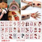 タトゥーシール ハロウィン 特殊メイク 30枚セット Aセット お得 デカール 刺青 ボディアート タトゥー シール 隠す 防水 ホラー ゾンビ 転写 ステッカー