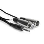 Hosa SRC-204 4m стерео phone мужской -XLR Canon женский /XLR Canon мужской in sa-shon кабель 