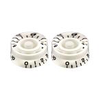 ALLPARTS KNOB 5005 White Speed Knobs コントロールノブ