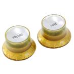 Montreux Vintage Tint Reflector knob Gold 1V1T No.8505 ギターパーツ