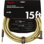 フェンダー Fender Deluxe Series Instrument Cables SL 15' Tweed ギターケーブル ギターシールド