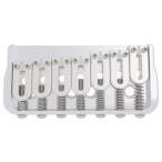 ヒップショット ギター ブリッジ 7 String Fixed Guitar Bridge Chrome 0.125 7弦ギター用ブリッジ HIPSHOT