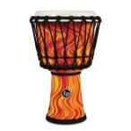 LP LP1607OM 7-INCH ROPE TUNED CIRCLE DJEMBE WITH PERFECT-PITCH HEAD Orange Marble Jean be