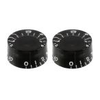 オールパーツ ギターパーツ ノブ PK-0130-023 Black Speed Knobs コントロールノブ スピードノブ 2個セット ALLPARTS