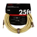 Fender крыло Deluxe Series Instrument Cable SL 25ft Tweed гитара кабель гитара защита 