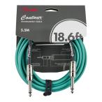 Fender крыло Contour 18.6ft( примерно 6m) Cable Sherwood Green гитара кабель 