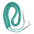 Fender крыло Contour 30ft( примерно 9m) Coiled Cable Sherwood Green Karl код гитара кабель 