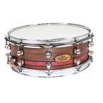 Pearl жемчуг USA MUSIC CITY CUSTOM MCCW1450S/C Solid Walnut Shell 14×5.0 Red Figured Maple + Two Bands of Macassar Ebony
