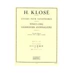 クローゼ ミュール サクソフォンのための25の日課練習 ルデュック社ライセンス版 ヤマハミュージックメディア