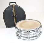  б/у малый барабан Roger sRogers DYNA-SONIC COB Chrome Over Brass shell 14x6.5 70s малый барабан 