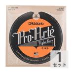 ダダリオ 弦 クラシックギター弦 D'Addario Pro-Arte EJ43 プロアルテ ライトテンション