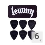 ショッピングコレクターアイテム ギターピック 6枚 セット ジムダンロップ 1.14mm NO.27377 MHPT02 Lemmy Signature Picks ピックケース付き JIM DUNLOP ジムダン