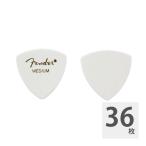 フェンダー ギターピック 36枚 セット ミディアム 346 Shape Classic Celluloid Picks Medium White Fender