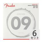 フェンダー Fender Super 250's Nickel-Plated Steel 250LR 9-46 エレキギター弦×6セット