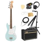 Squierskwaiask тросик Sonic Bronco Bass LRL Daphne Blue электрический бас VOX усилитель имеется введение 10 пункт начинающий комплект 