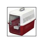 犬用キャリー エアトラベルキャリー ATC-670 アイボリー/レッド アイリスオーヤマ クレート