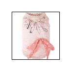 犬の服春夏新作ボーダーリボンタンク...