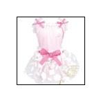 犬の服 春 夏 ラフェットワンピース PINK Luxebirdie リュクスバーディ 洋服 ドッグウェア