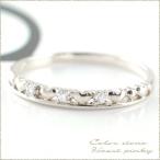 18kリングアクアマリンハート指輪...