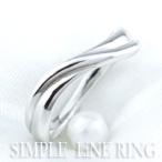 10金 メンズ リング シンプル 10k 指輪 クロスリング クロスライン クロス 指輪 重ねづけ k10 ピンキーリング ホワイトゴールドk10  クリスマス