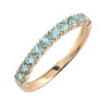 18金リングブルートパーズ指輪ピン...