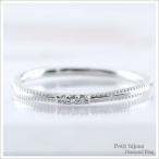 レディース k10 リング ダイヤモンド 指輪 レディース 華奢 ホワイトゴールドk10 10k 10金  クリスマス