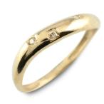10 золотой бриллиантовое кольцо женский кольцо k10 diamond булавка кольцо для ключей желтое золото k10 10k.. натуральный камень 3 камень накладывающийся ..s Lee Stone Рождество 